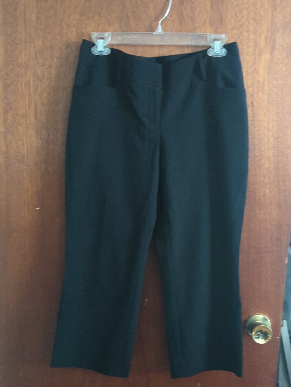 Classic Black Women's Capri Dress Pants